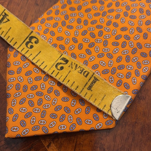 Hermès tie link motif tie - Picture 5 of 5